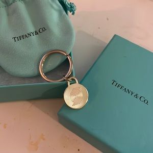 Tiffany & Co Sterling Silver Portland Trailblazers Keychain with dustbag & box